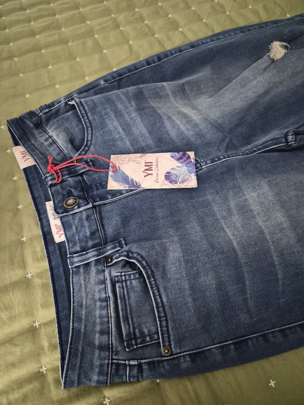 YMI Stretch Denim Flare Leg Jeans
